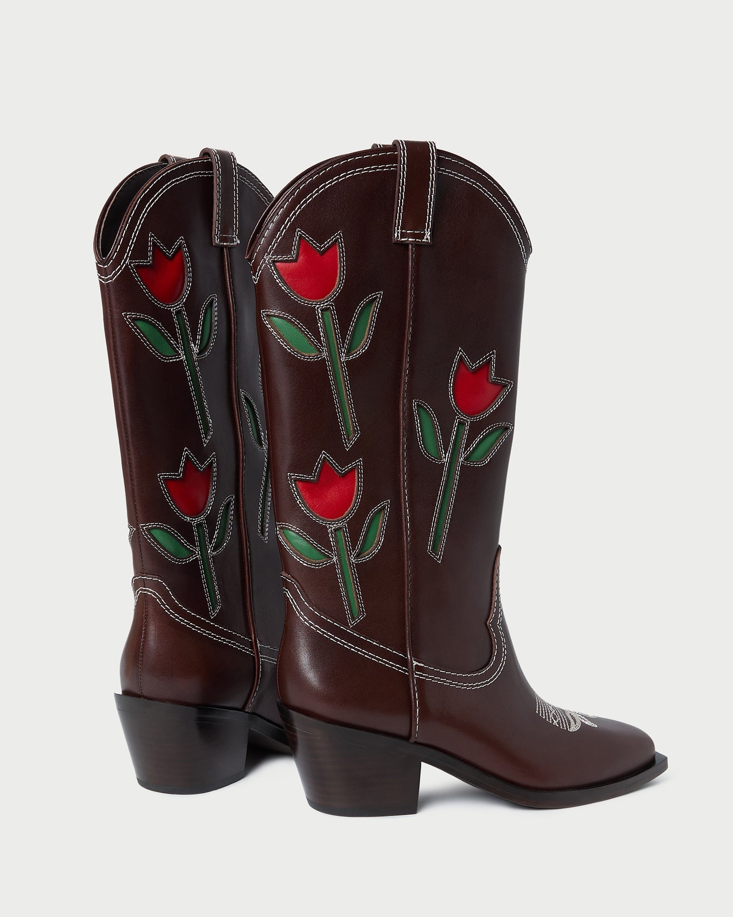 Wilder Espresso Leather Tulip Boot