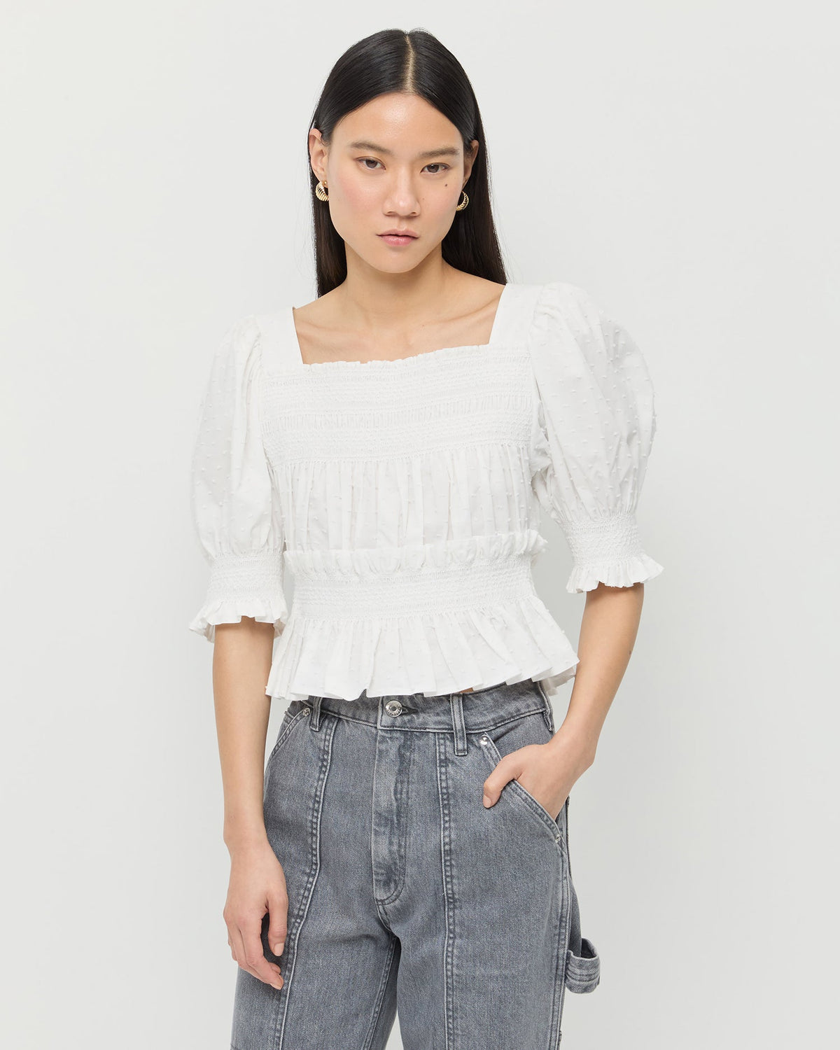Nicola Smocked Blouse