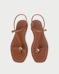 Lara Timber Leather Sandal