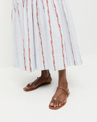 Lara Timber Leather Sandal