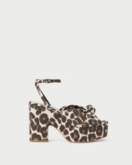 Liza Leopard Platform Sandal