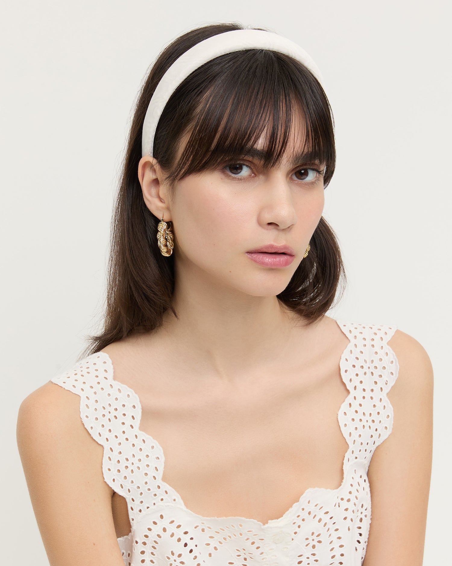 Marina Cream Puffy Headband