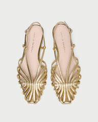 Devon Gold Slingback Sandal