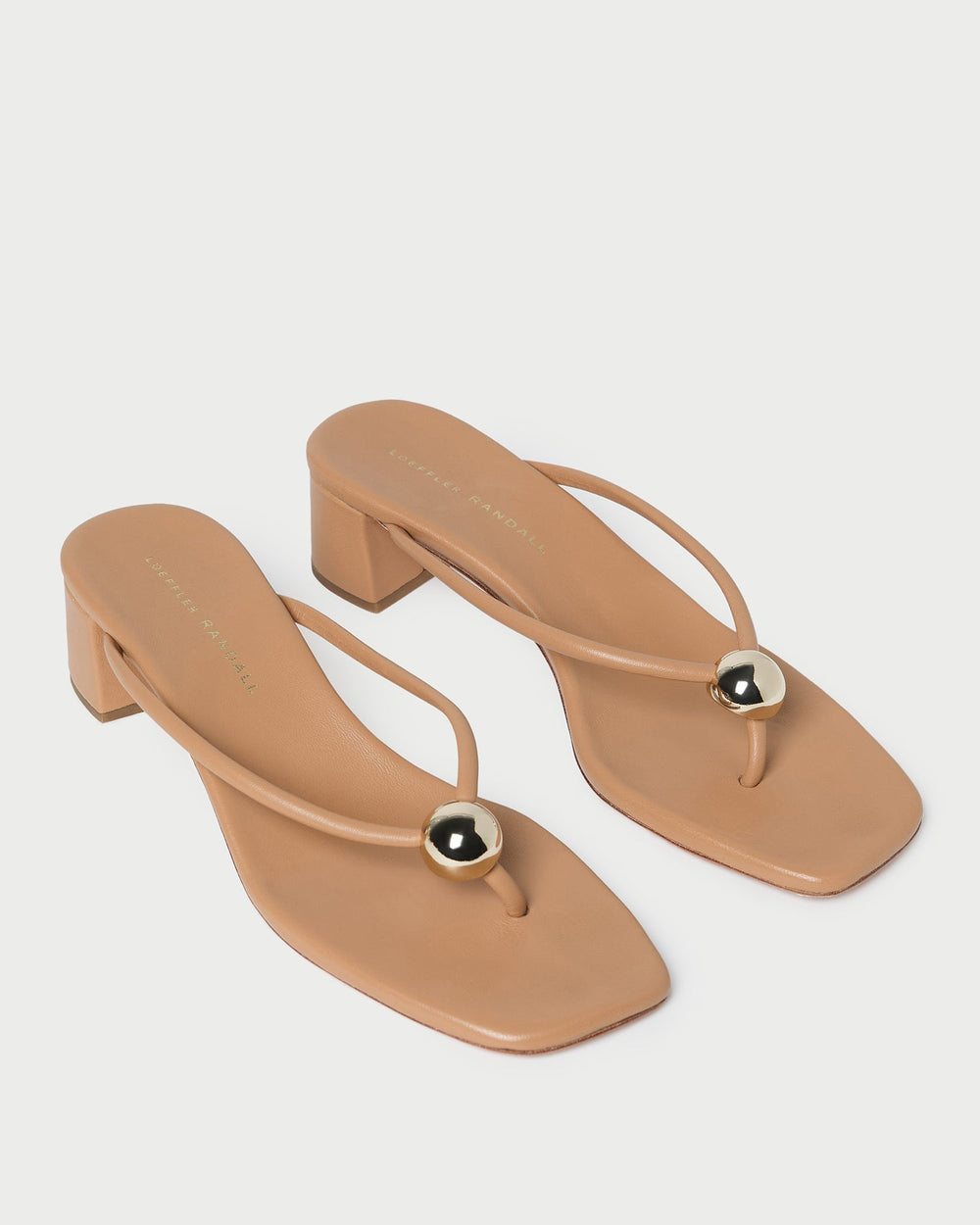 Odessa Dune Leather Heeled Sandal