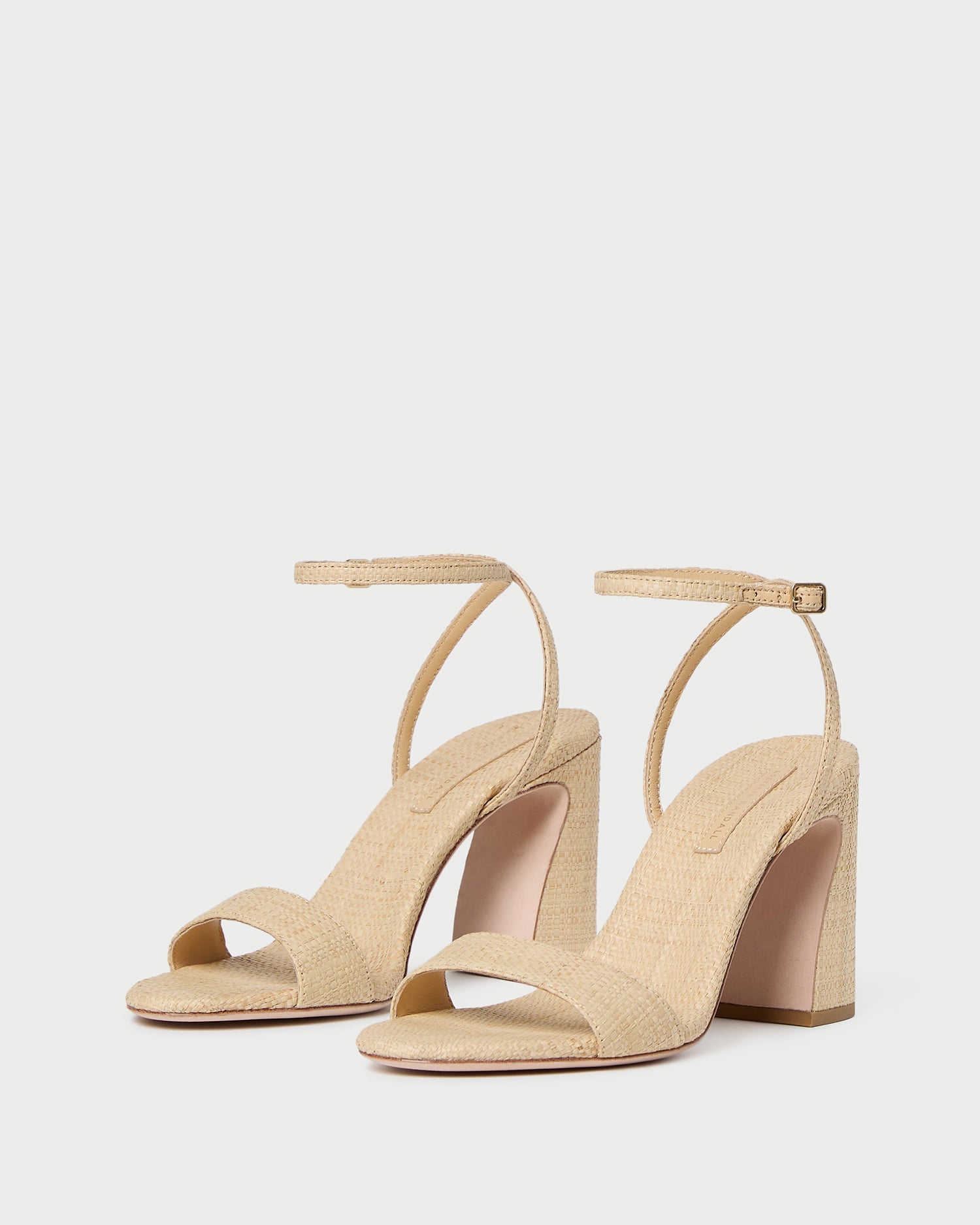 Malia Natural Curved-Heel Sandal