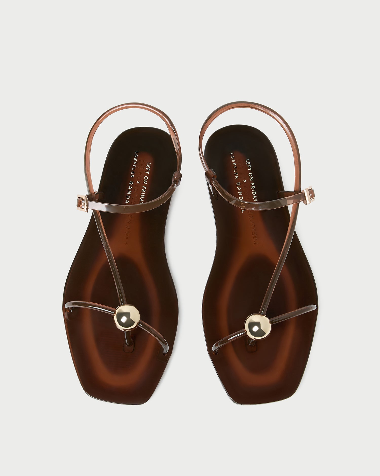 Dana Brown Strappy Jelly Sandal