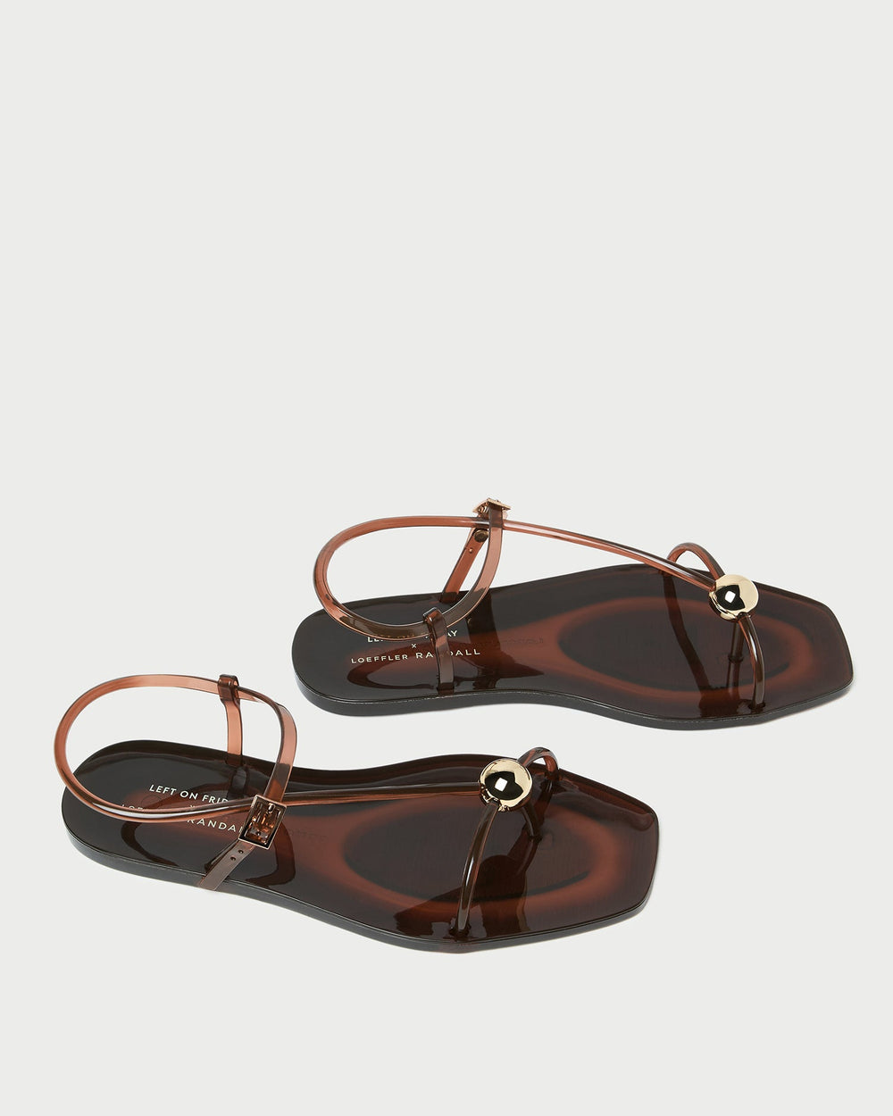 Dana Brown Strappy Jelly Sandal