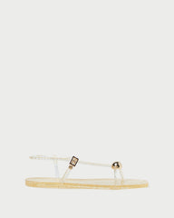 Dana Champagne Strappy Jelly Sandal