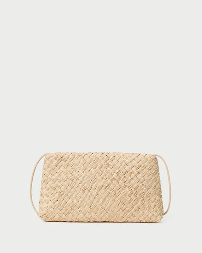 Aviva Natural Woven Straw Bag