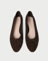 Noelle Brown Suede Ballet Flat