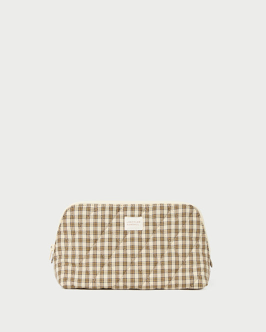 Frances Butter Plaid Cosmetic Pouch