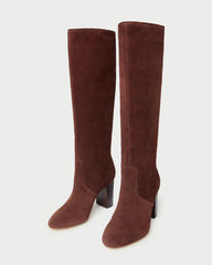 Goldy Espresso Suede Tall Boot