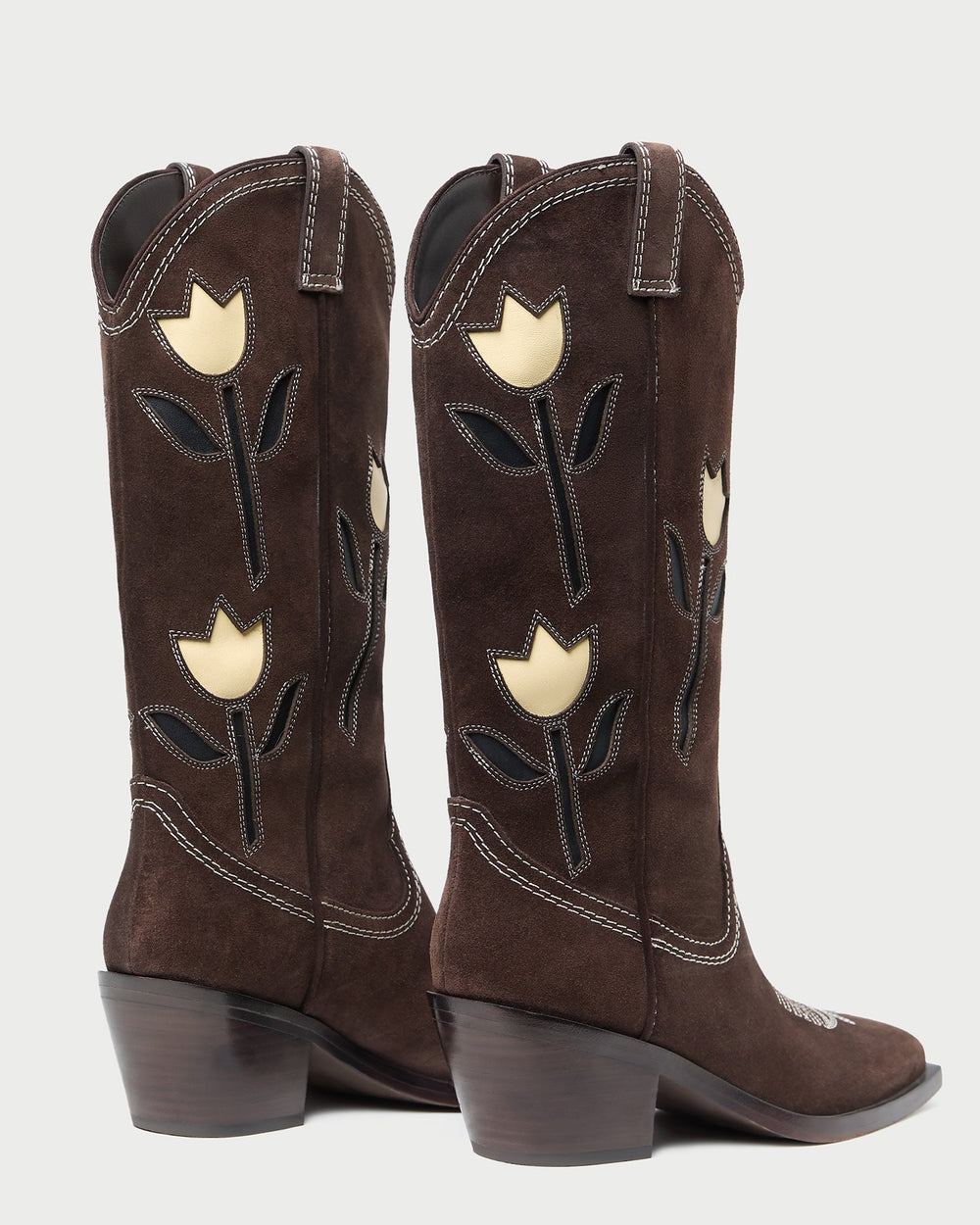 Wilder Brown Suede Tulip Boot