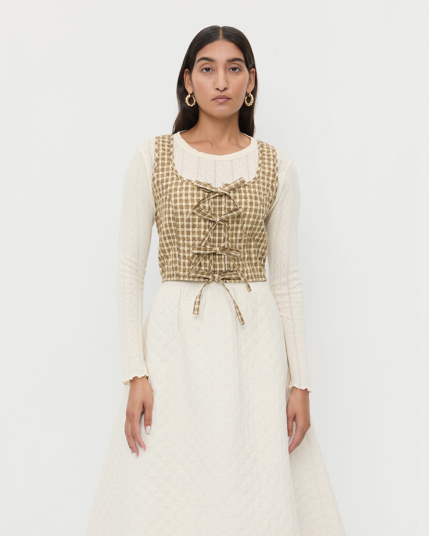 Callista Tie-Front Vest