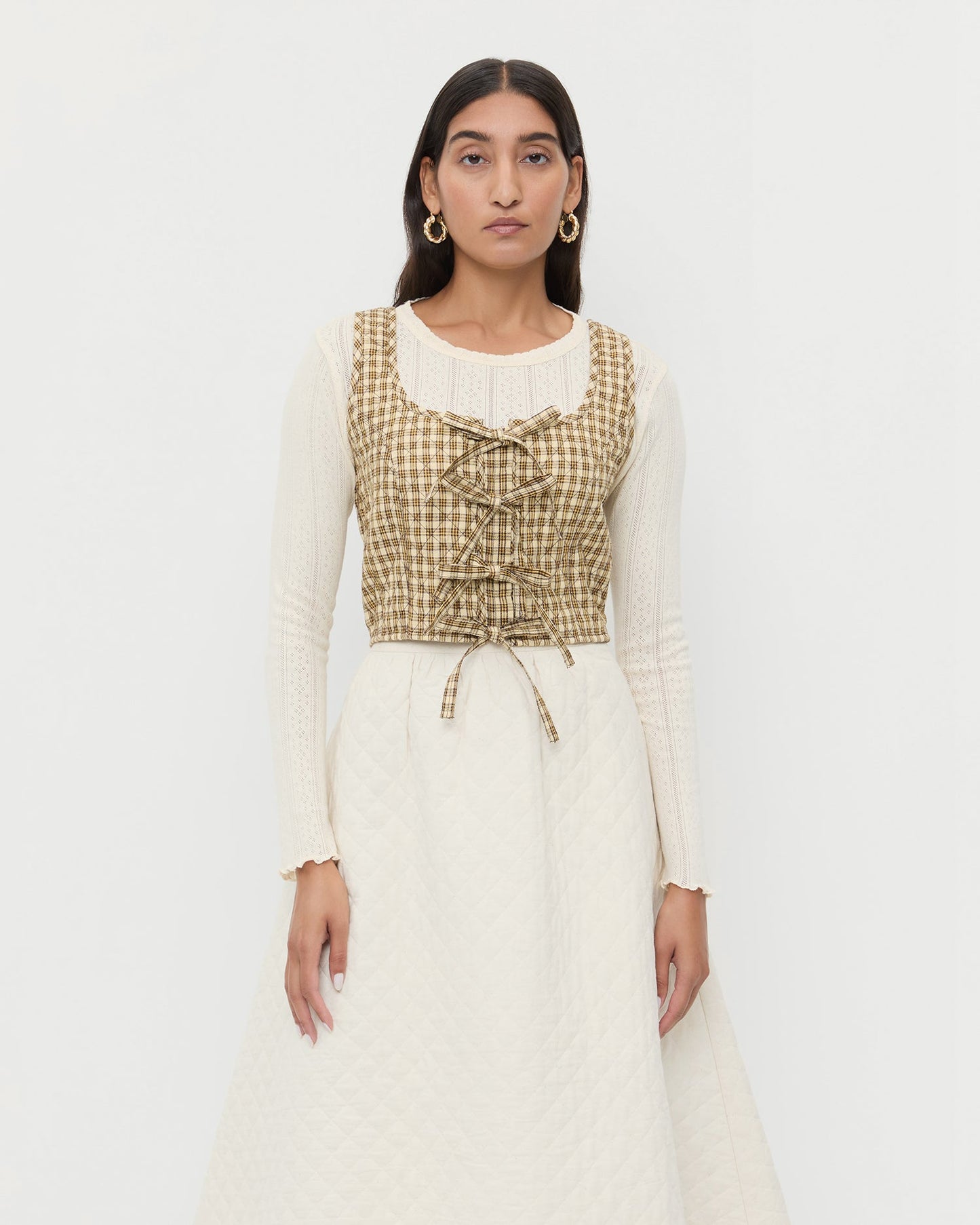 Callista Tie-Front Vest