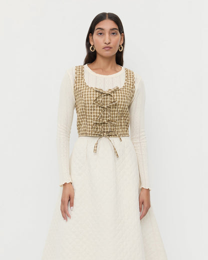 Callista Tie-Front Vest