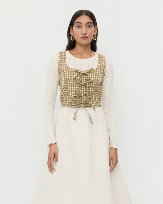 Callista Tie-Front Vest