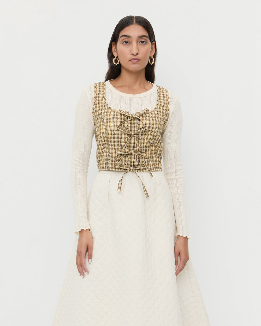 Callista Tie-Front Vest