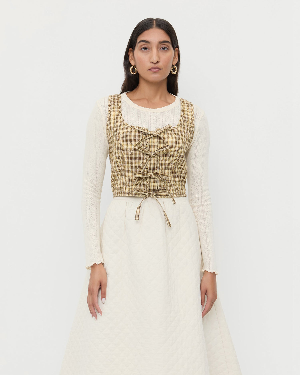 Callista Tie-Front Vest