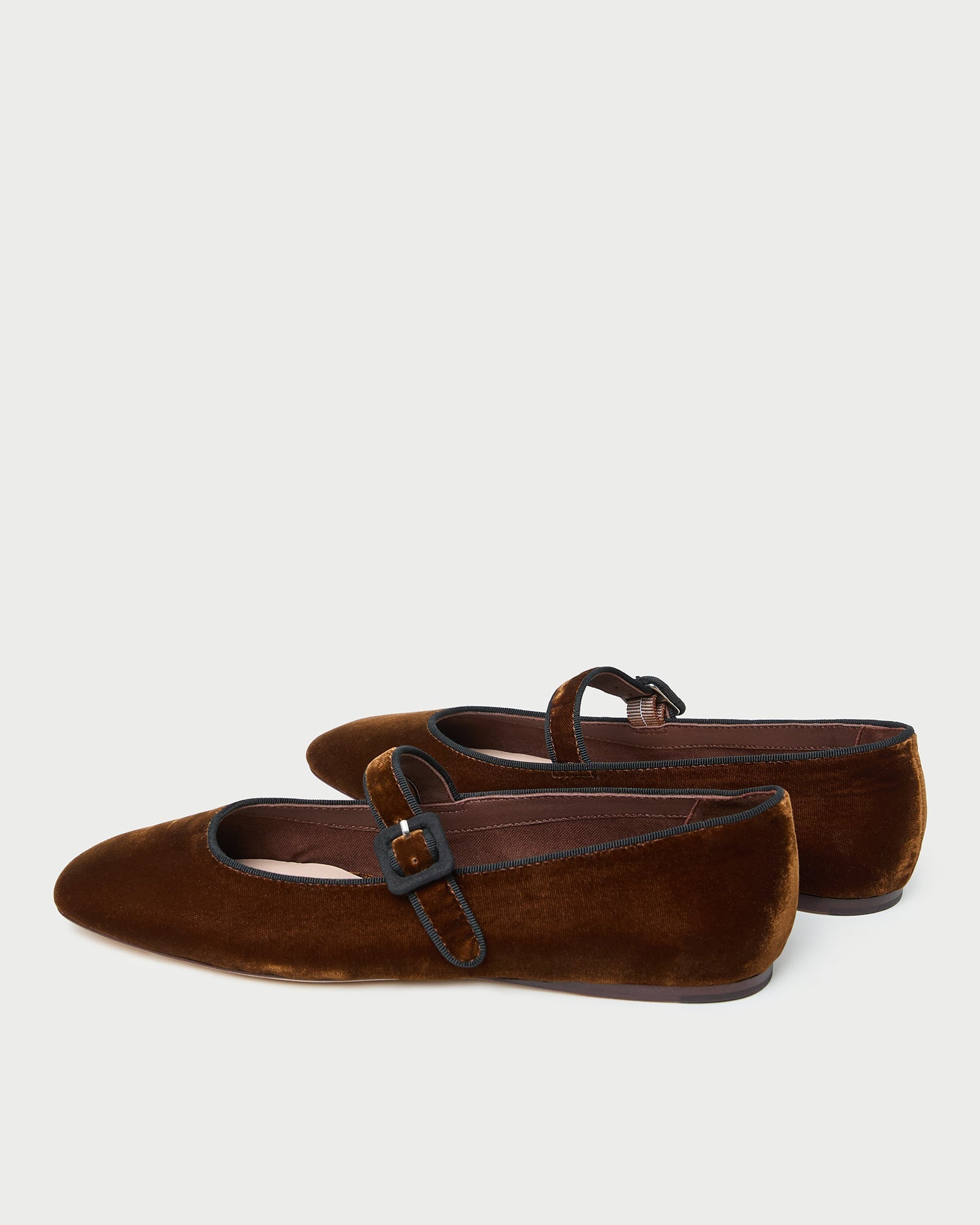 Ginger Brown Velvet Mary Jane