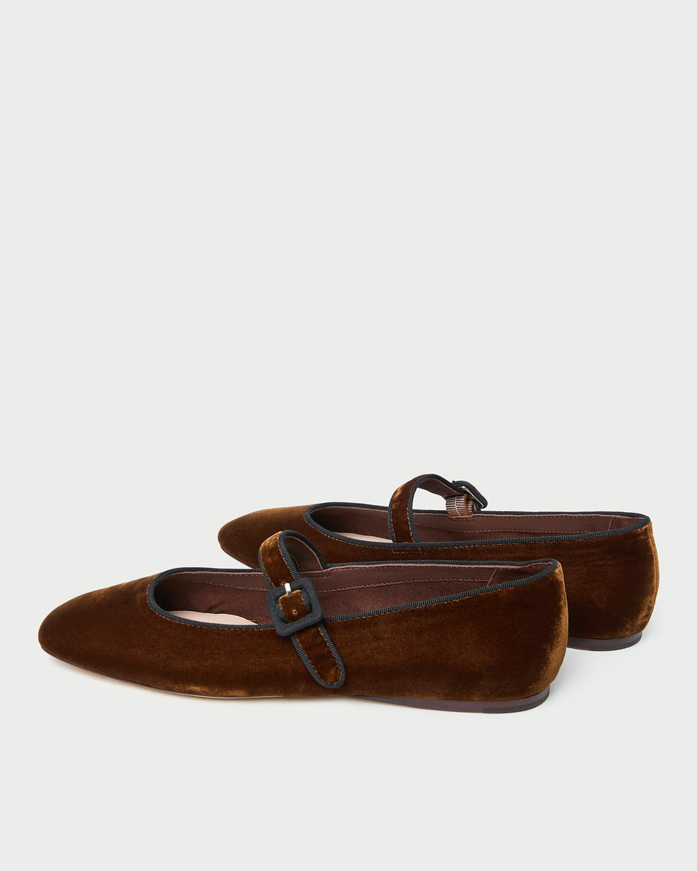 Ginger Brown Velvet Mary Jane