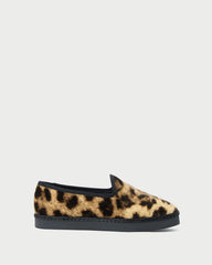 Mattie Leopard Velvet Slip-On Sneaker