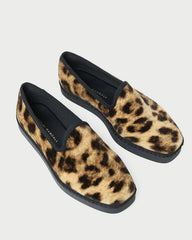 Mattie Leopard Velvet Slip-On Sneaker