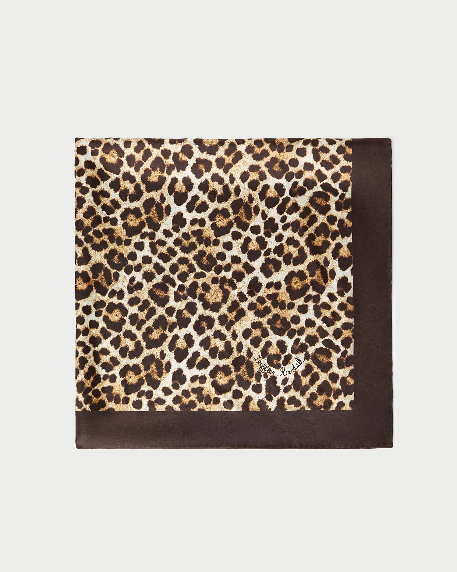 Beverly Leopard Silk Scarf