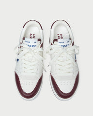 Topspin Cream/Maroon Court Sneaker