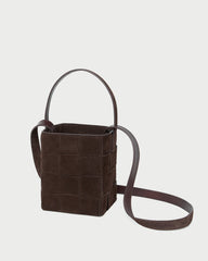 Laith Brown Suede Bucket Bag
