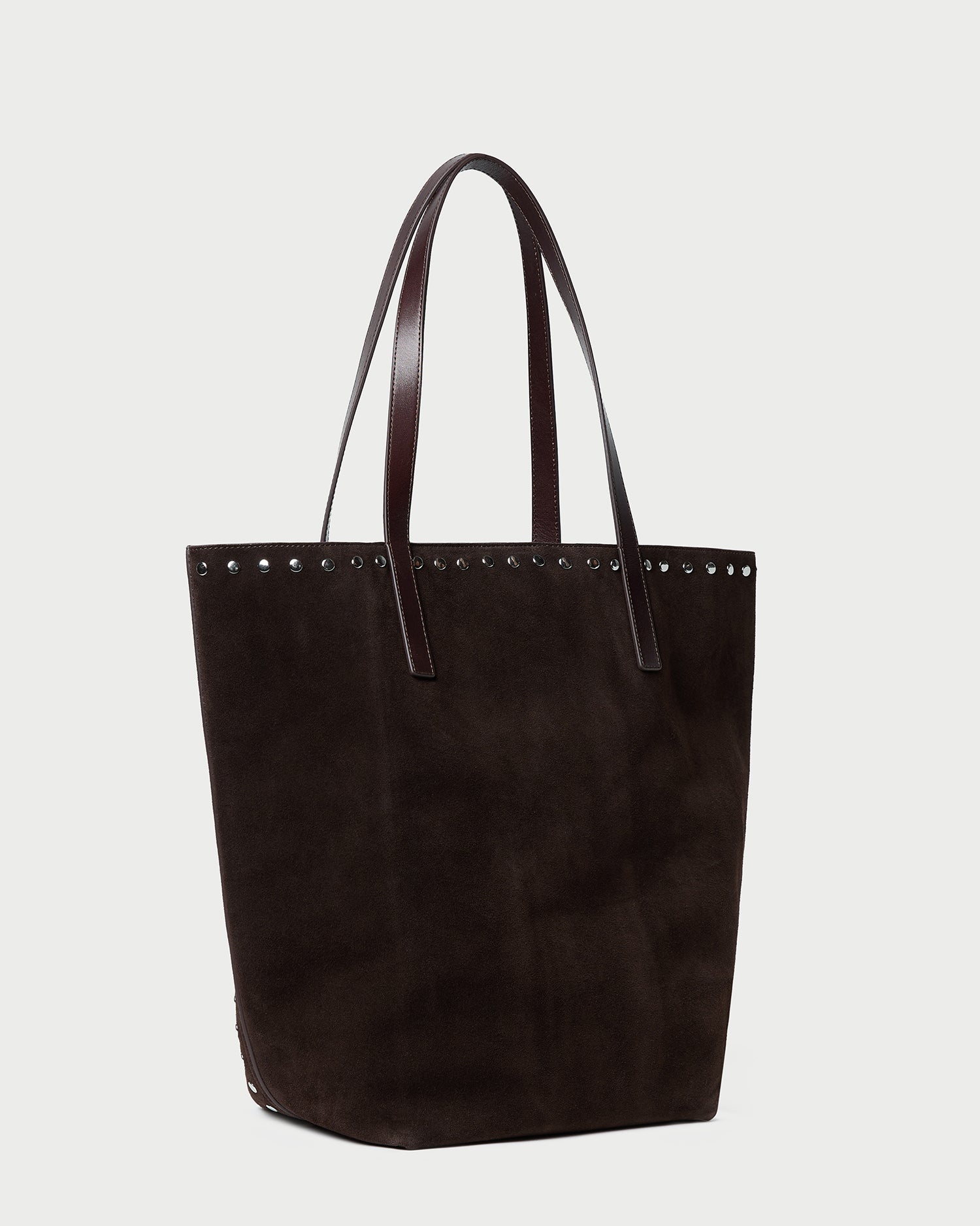 Walker Brown/Silver Suede Tote