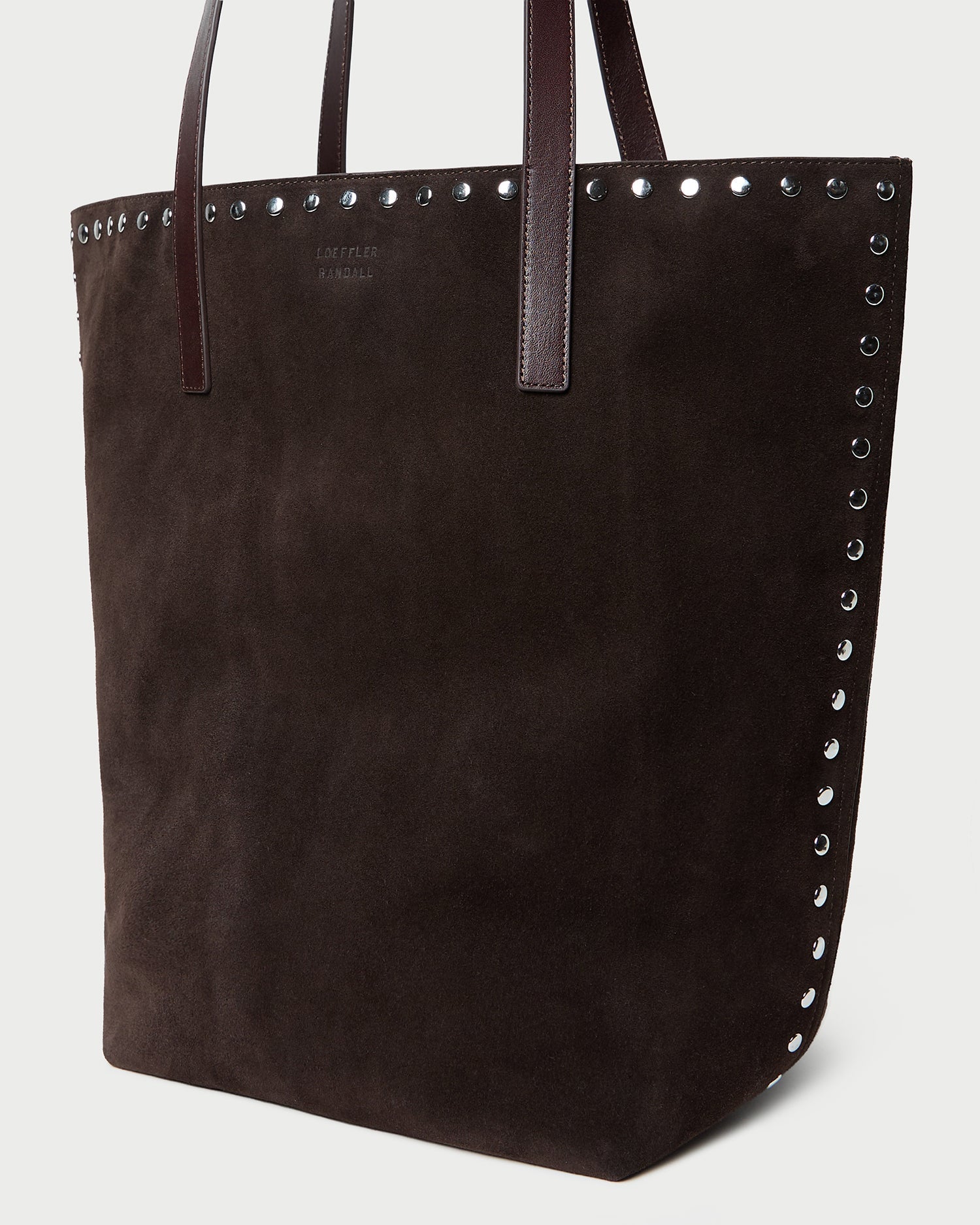 Walker Brown/Silver Suede Tote