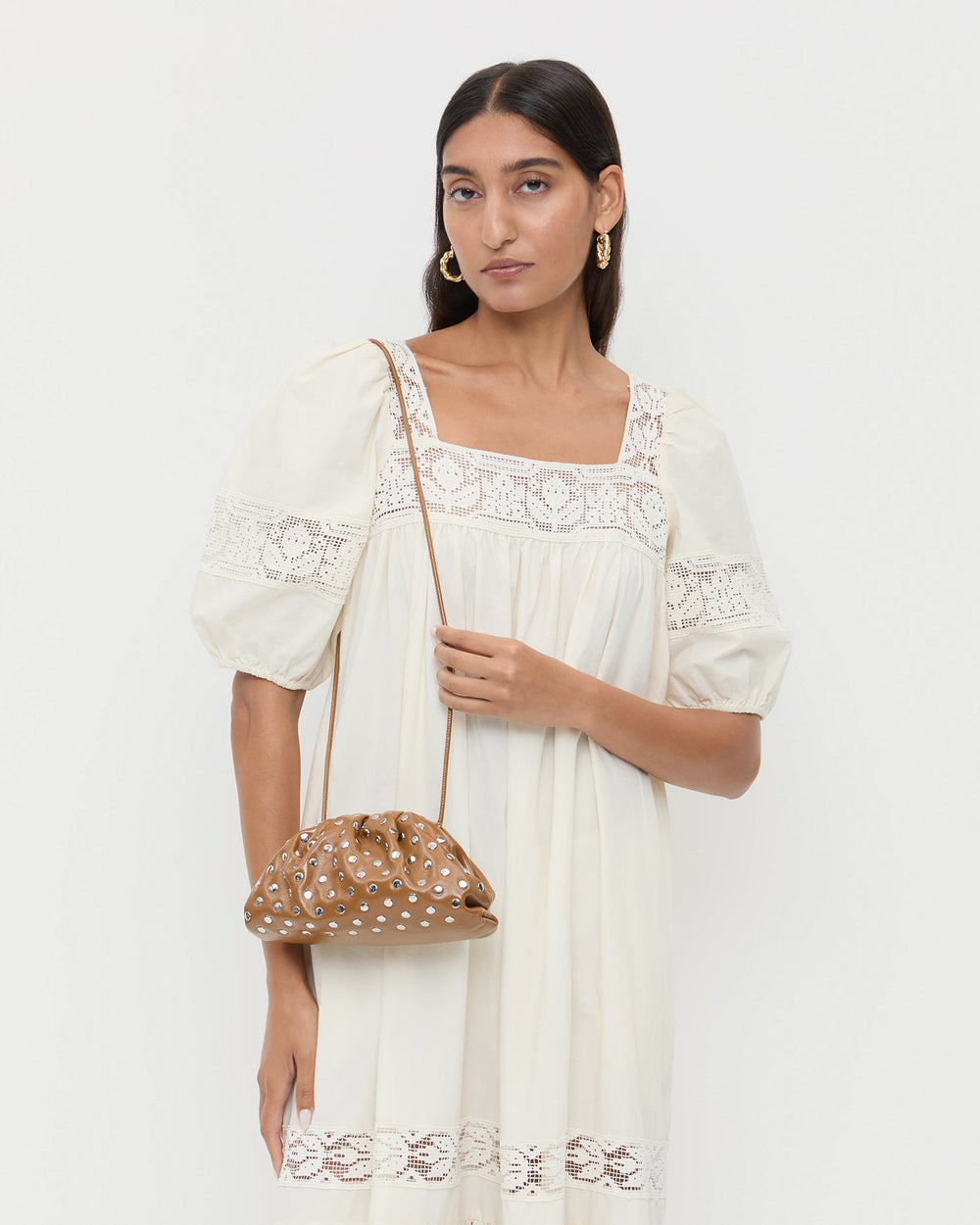 Bailey Safari/Silver Leather Dome Clutch
