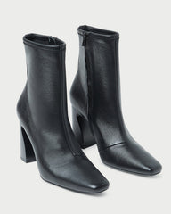 Chloe Black Leather Ankle Boot