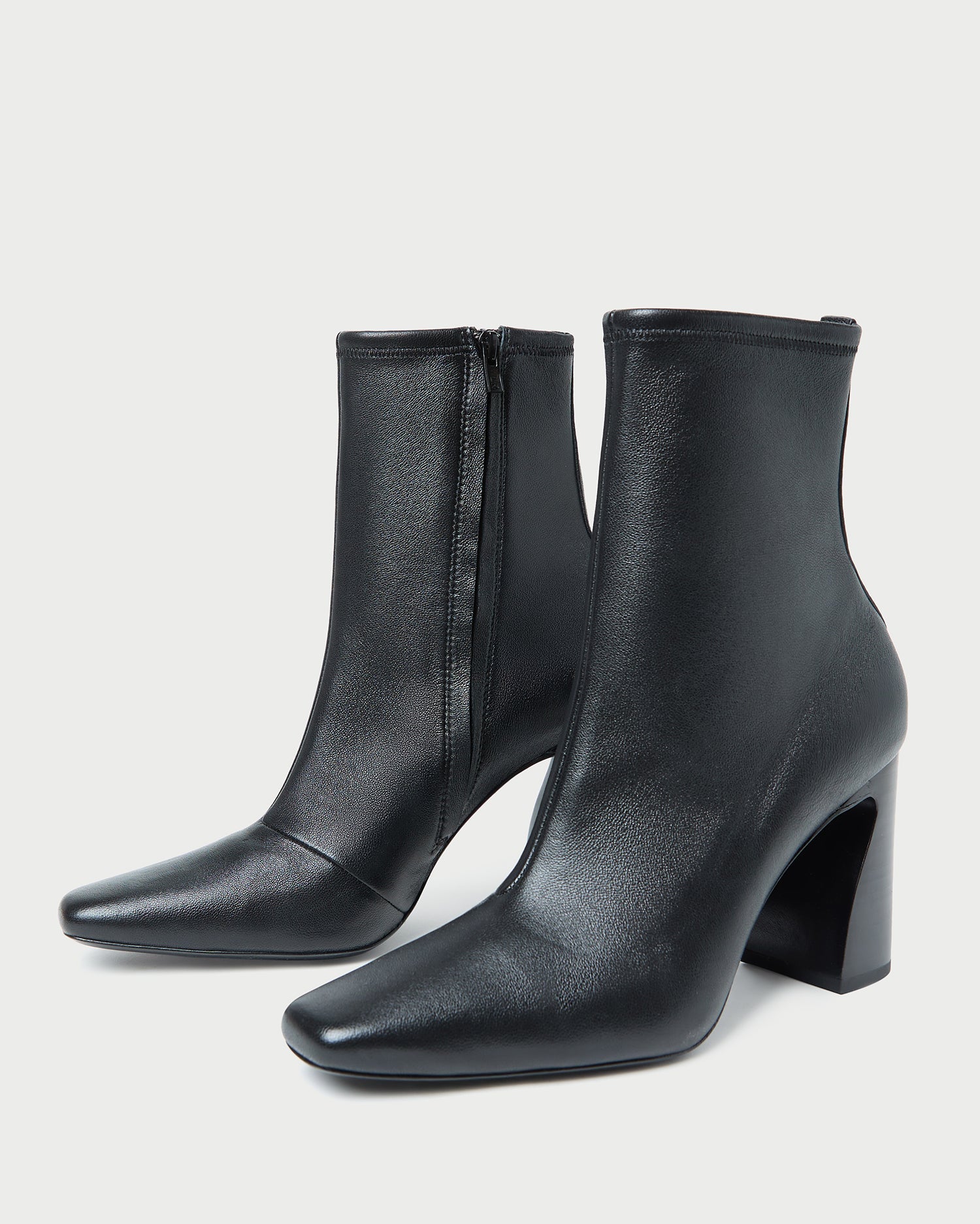 Chloe Black Leather Ankle Boot