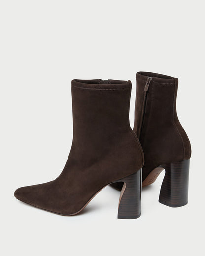 Chloe Brown Suede Ankle Boot