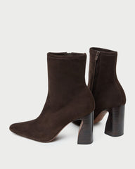Chloe Brown Suede Ankle Boot