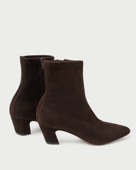 Doria Brown Suede Ankle Boot