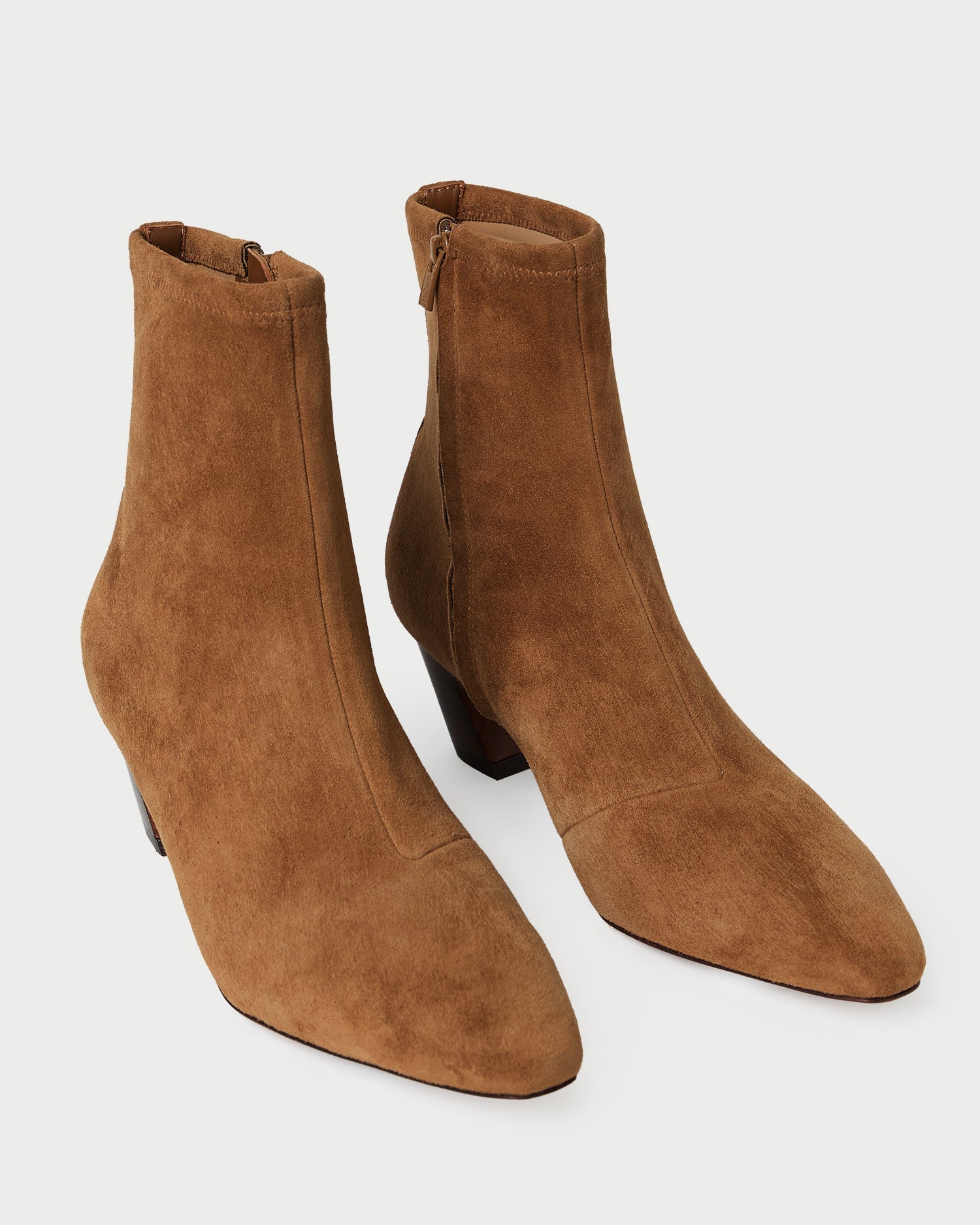 Doria Cacao Suede Ankle Boot