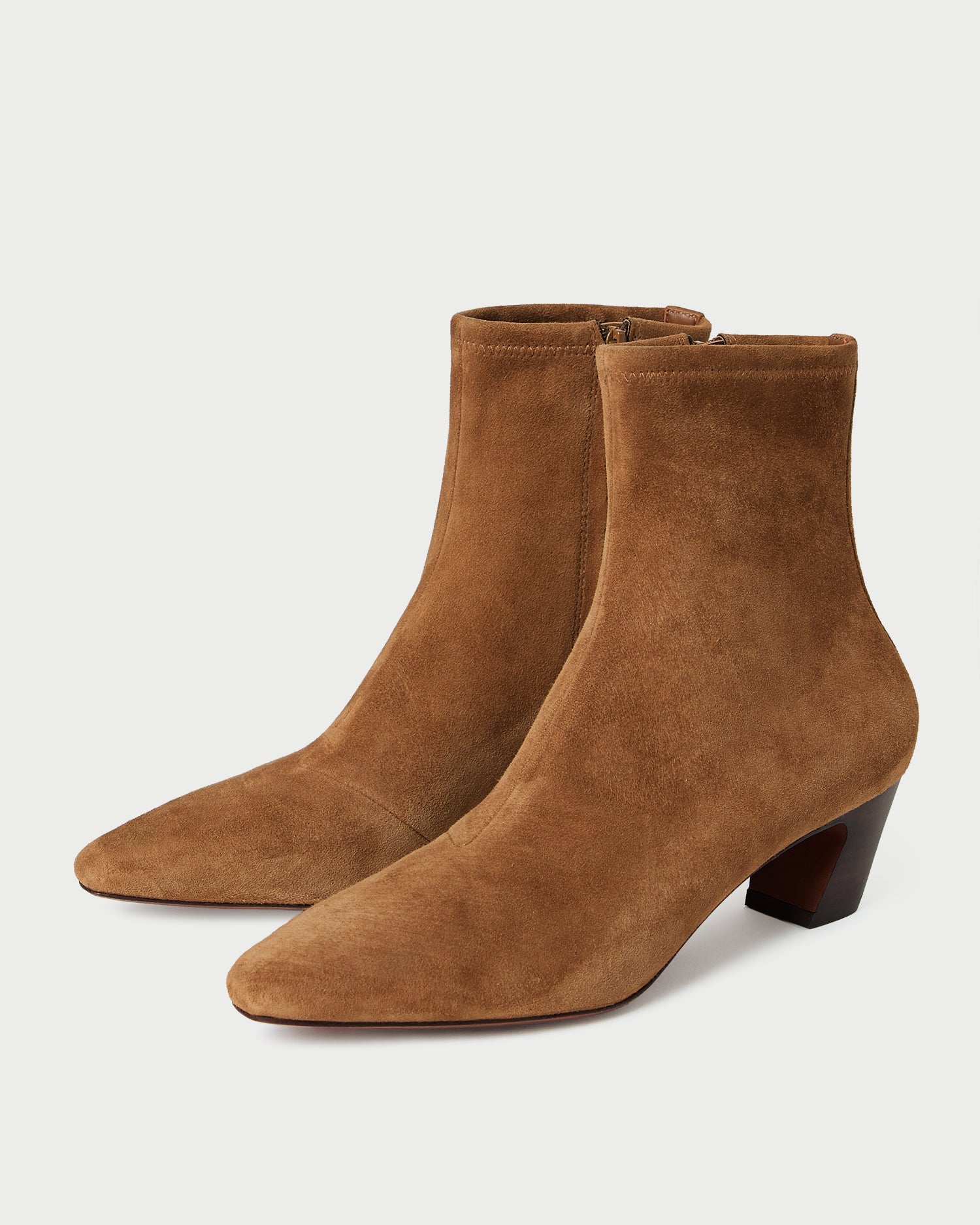 Doria Cacao Suede Ankle Boot