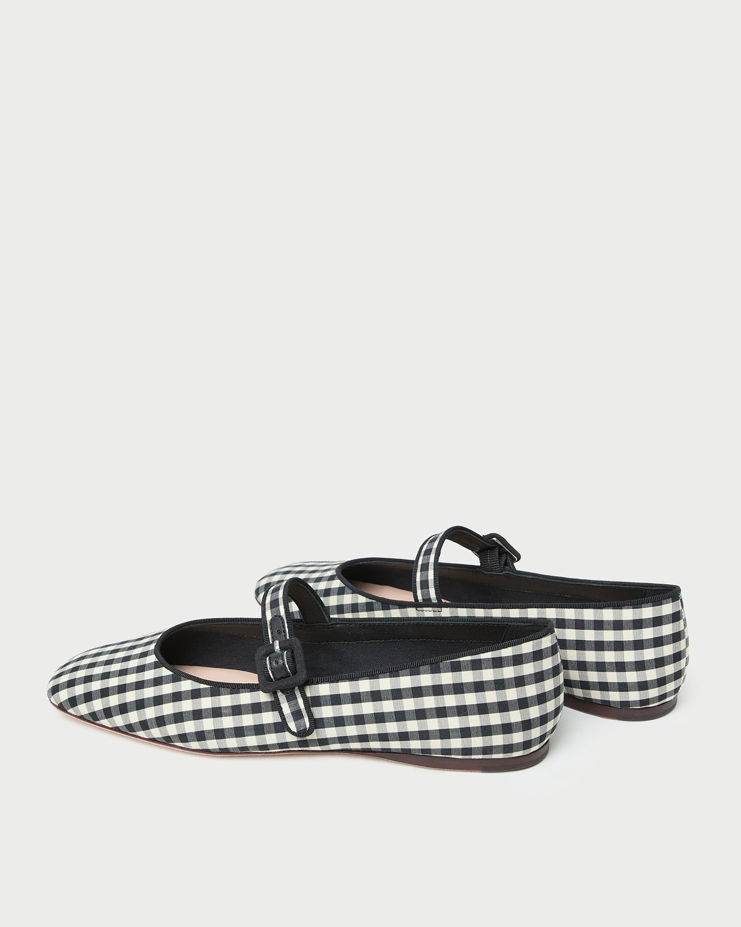 Ginger Black/White Gingham Mary Jane