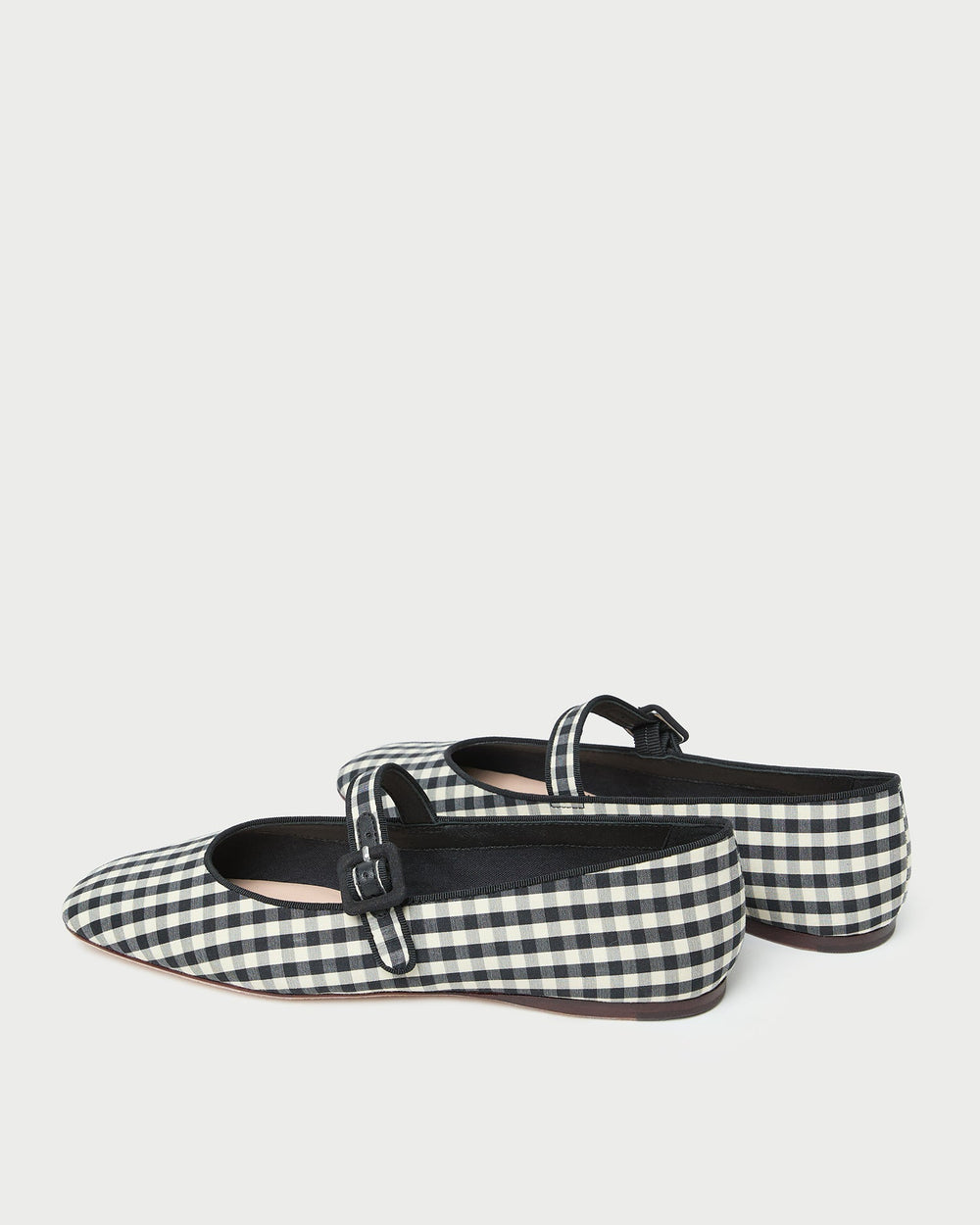 Ginger Black/White Gingham Mary Jane