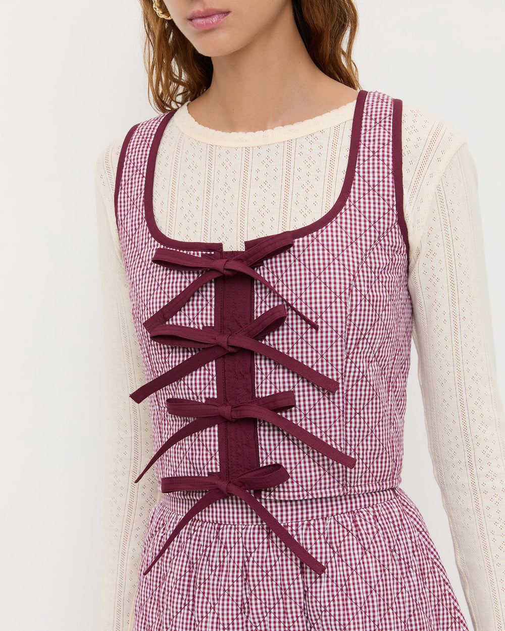 Callista Tie-Front Vest