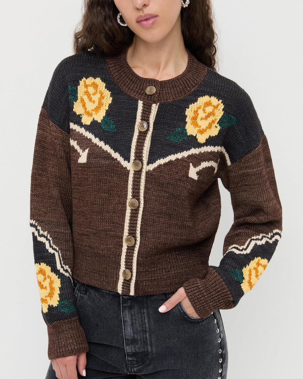 Linda Intarsia Cardigan