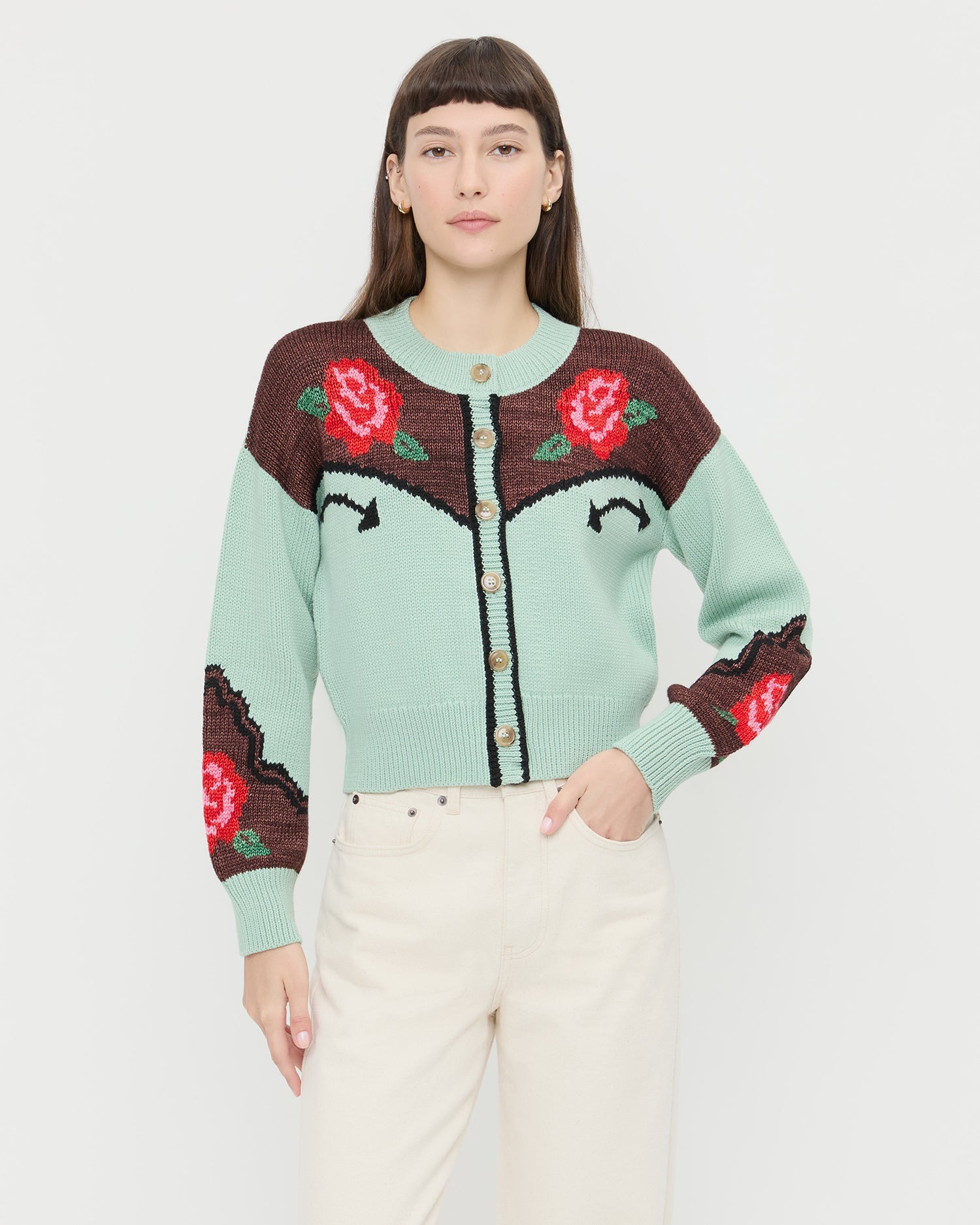 Linda Intarsia Cardigan