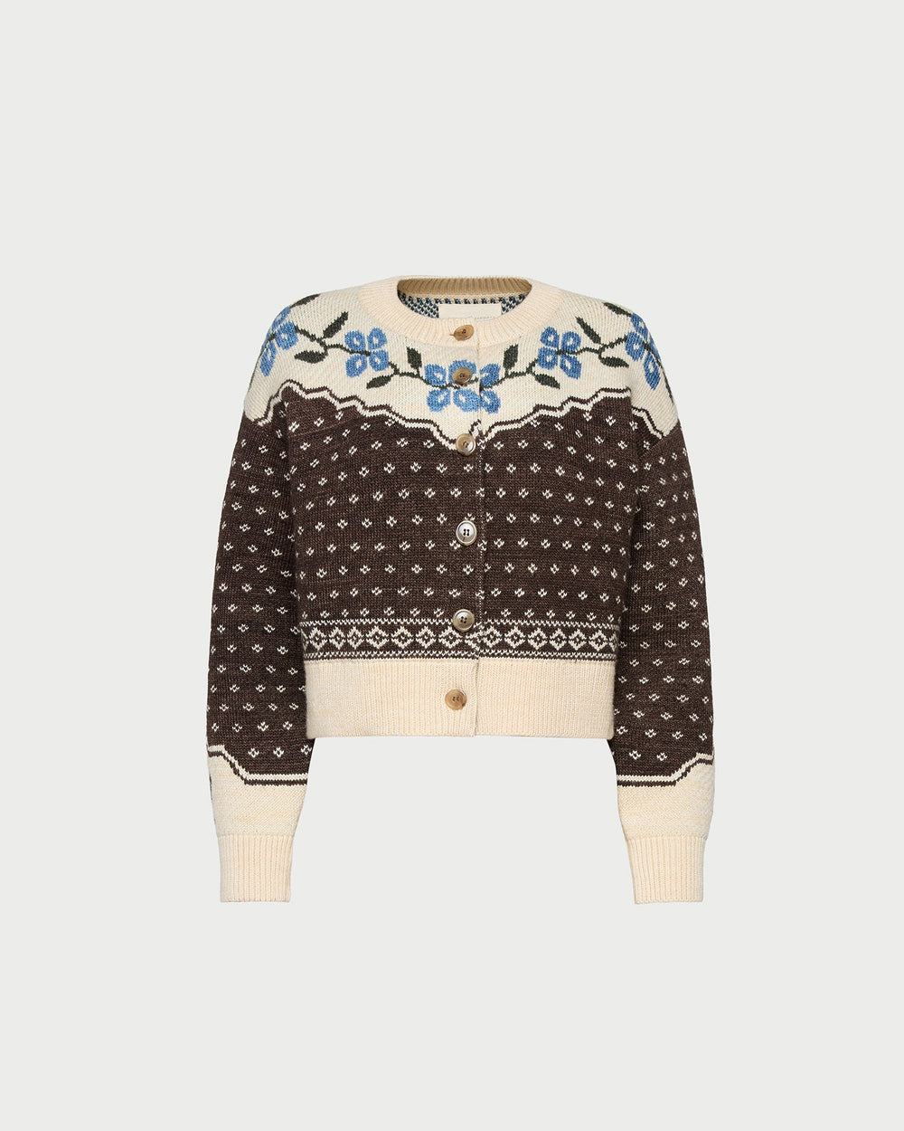 Idris Intarsia Cardigan