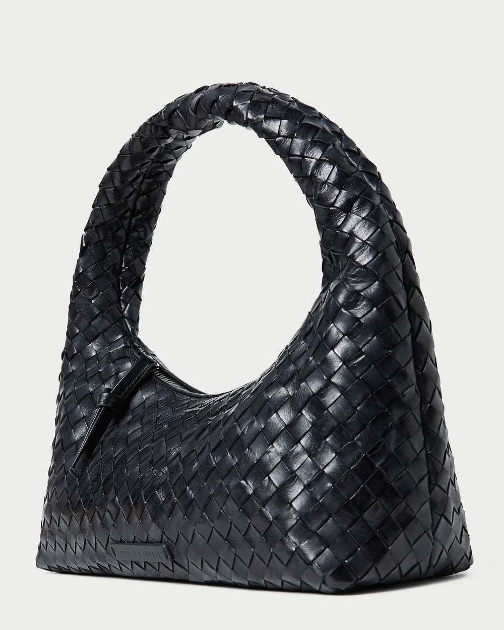 Mercer Black Woven Shoulder Bag