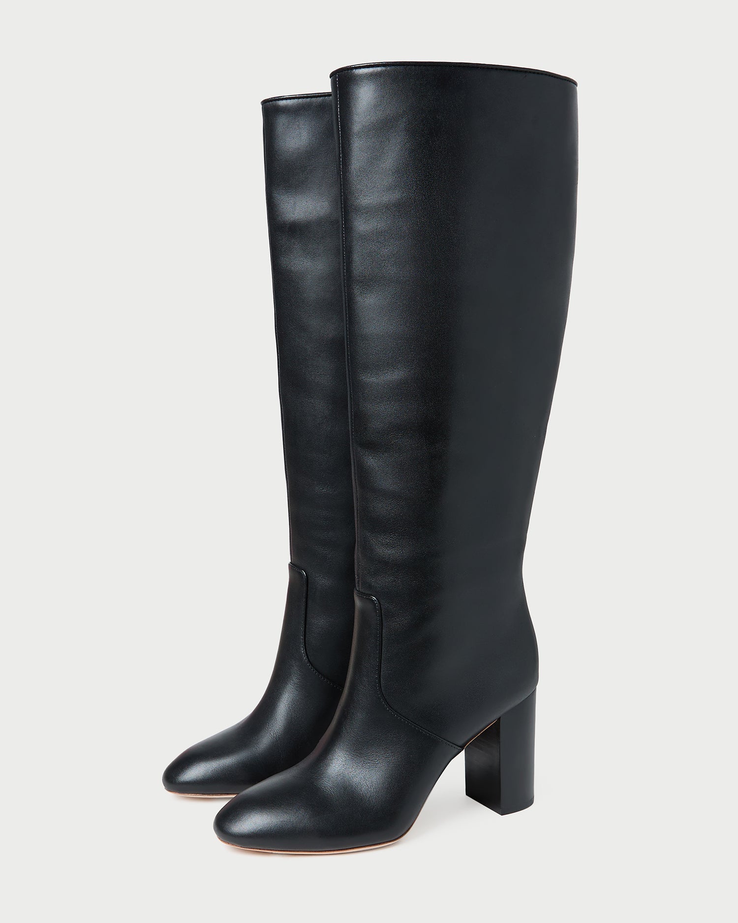 Goldy Black Wide-Calf Boot