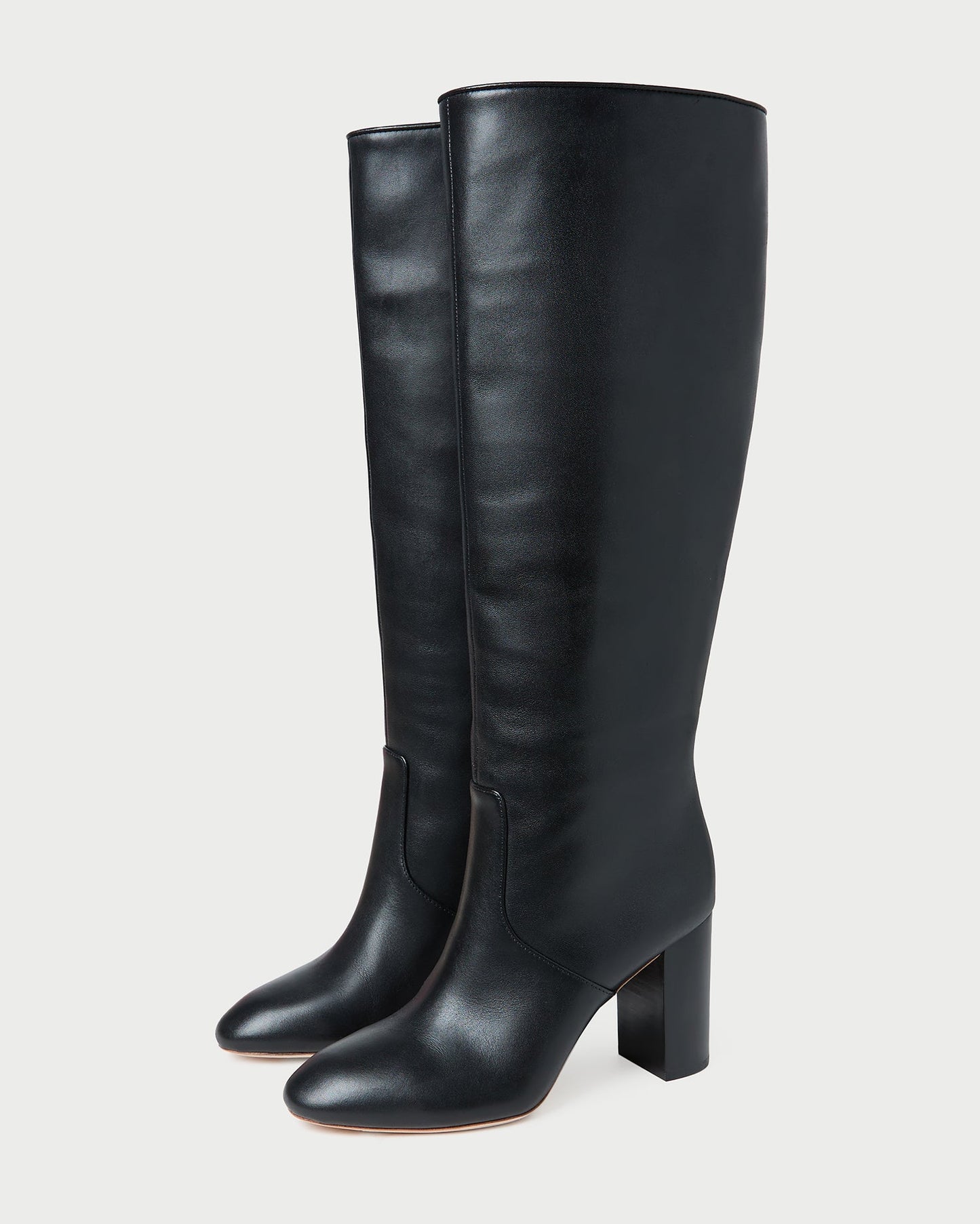 Goldy Black Wide-Calf Boot