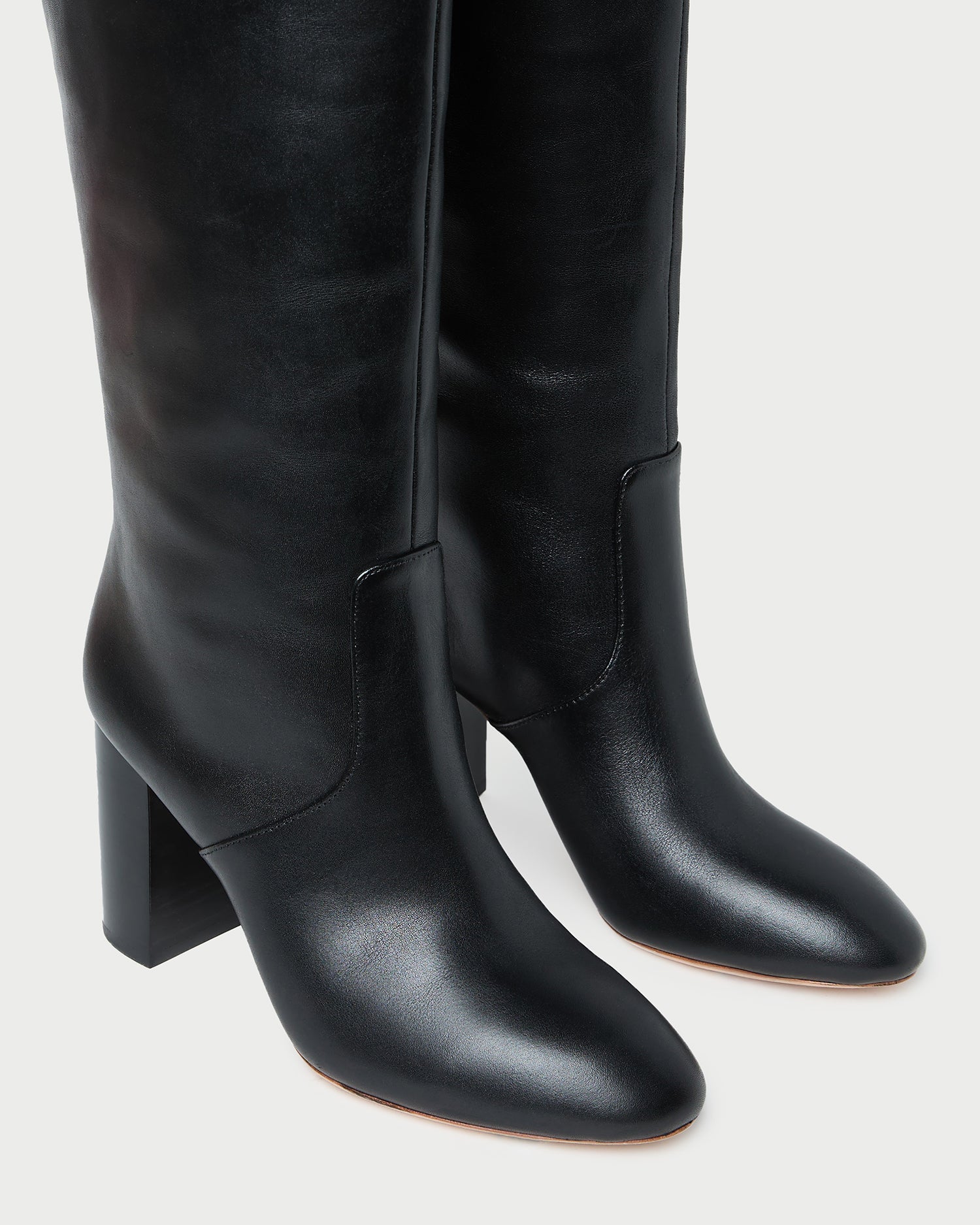 Goldy Black Wide-Calf Boot